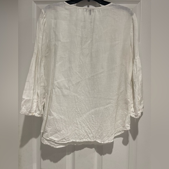 TALBOTS LINEN TOP SIZE MEDIUM - Picture 3 of 4